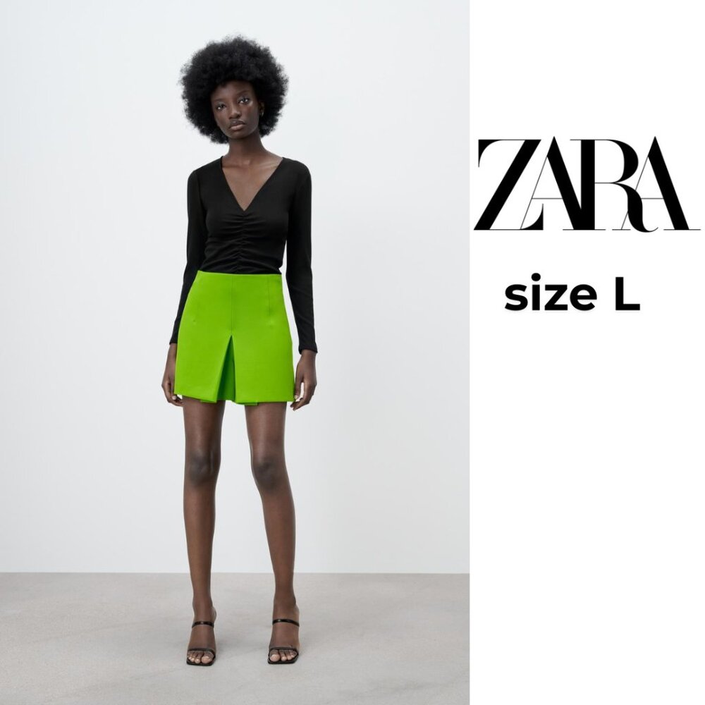 Zara GATHERED T-SHIRT